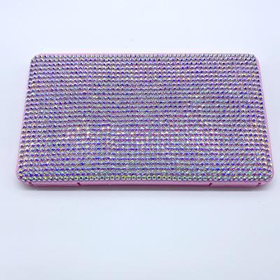 China Viable factory wholesale color storage box waterproof thickened portable rhinestone mask box Diamond-studded promotion for sale