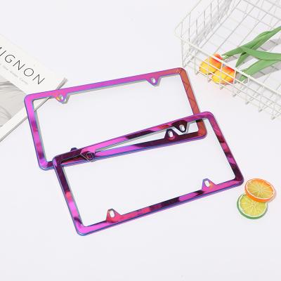 China Durable License Plate Frame Stainless Steel License Holder For American And Canada Car for sale