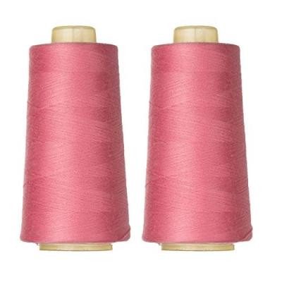 China High Tenacity 3000 Yard Overlock Binding 100% Polyester Sewing Machine Spun Thread for sale