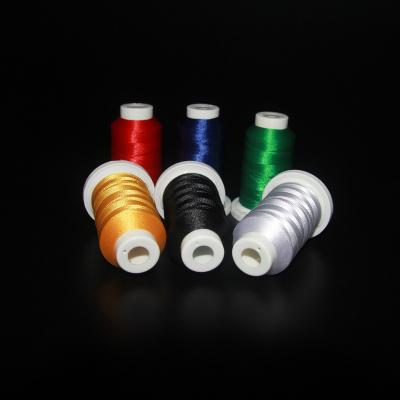 China Polyester Embroidery Machine Thread Huge Spool 1000M Various Color Assorted Bundles Abrasion-Resistant For All Embroidery Machines for sale