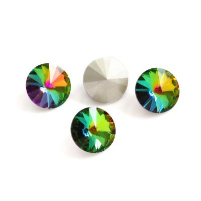 China Widly Maners FREE SAMPLE Crystal 3019 K9 Point Shiny Back Rivoli High Quality Fancy Fake Stone For Jewelry Making for sale