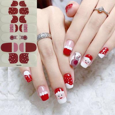 China Girls Nail Beauty Ways 14 Tricks Shape Trend Nail Polish Ins Styles Strawberry Stickers DIY Nail Adhesive Art Wraps Manicure Decorations for sale