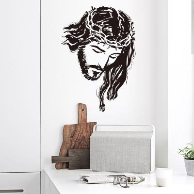 China No Other DC7002 Residue Simple Home Decor Jesus Religious Christians Self Adhesive Sticker for sale