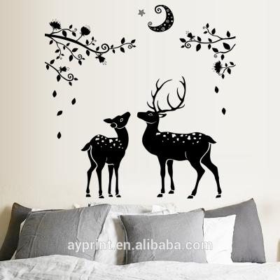 China No Other Residue Classic Room SK9081 Wall Sticker Deer Decoration for sale