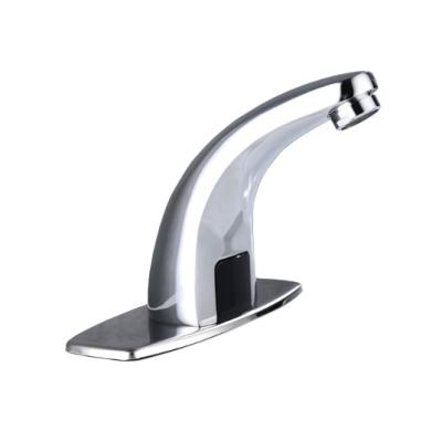 China Sense Faucets Water Automatico Grifo Bathroom Basin Faucet Taps Cold Water Sensor Saving Electronic Electronic Infrared Faucet for sale