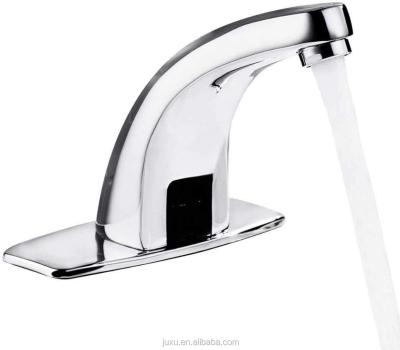 China Battery-less Sense Faucets Sink Waterfall Water Pressure Sensor Automatic Faucet for sale