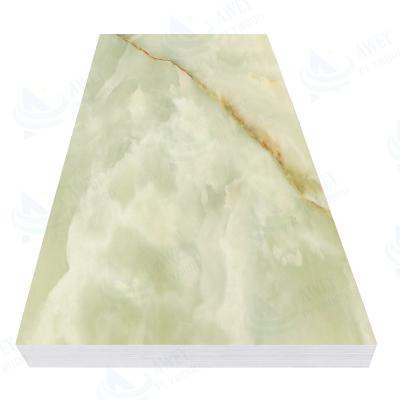 China Eco-friendly PVC Marble Sheet 2mm/3mm/4mm/Customized UV Marble Sheet Used For Wall Decoration for sale