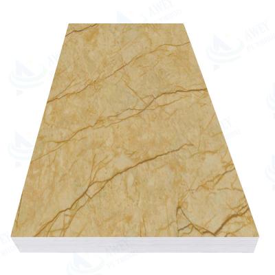 China Eco-friendly PVC Marble Sheet 8*4 UV Marble Sheet Wall Decoration For Sale for sale