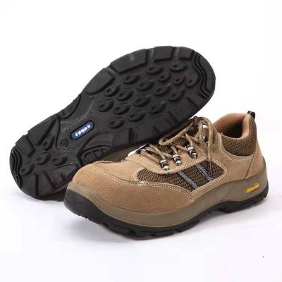 China Steel Toe Vokea Suede Leather Safety Shoes Steel Toe Work Shoes Anti-sting Insulating Safety Shoes for sale