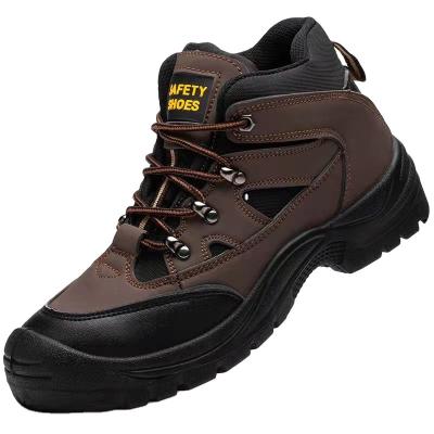 China Vokea Anti-skid Fashion Steel Toe Cap Shoes Construction Safety Work Boots Shoes High Quality Safety Shoes For Men for sale