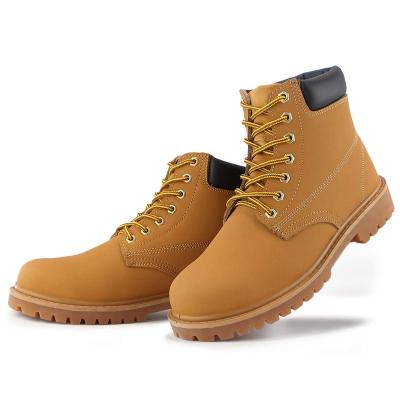 China Vokea Anti-Puncture Safety Boots Anti-Slip Construction Work Shoes Steel Toe Men Work Safety Shoes Boots For Man for sale