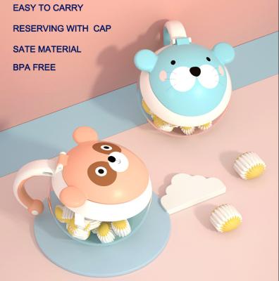 China BPA Free Fashionable Plastic Baby Snack Bottle Storage Box Snack Cup for sale