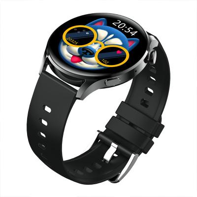 China 2021 New Product Chronograph Smartwatch BT Watch Call Button Heart Rate Wear Smart Watch S88 Rotating Round Watch for sale