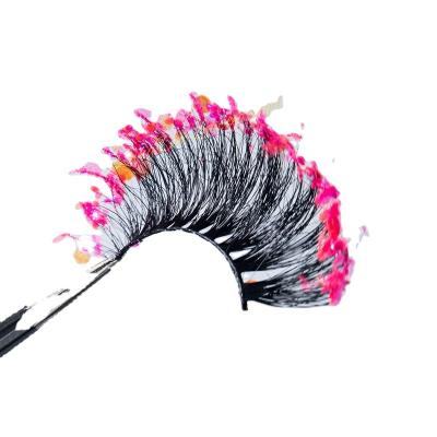 China High Quality Crisscross Extension Fake Lashes Kit 25Mm 3D Real Mink False Eyelashes for sale