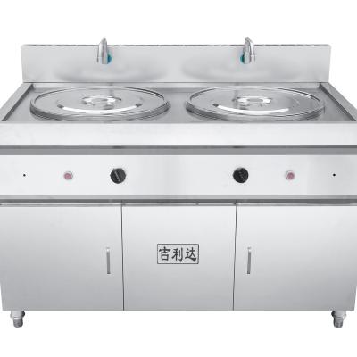 China Gas kitchen easy clean pasta cooker with cabinet pasta boiler cooktop stainless steel for sale