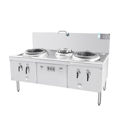 China Commercial High Quality Stainless Steel For Restaurant Chinese Style Gas Wok Stove for sale