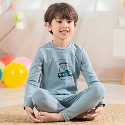 China Cotton Casual Pajamas Boys Pajamas Christmas Loose Children's Clothing Cute Breathable Fabric Tops Soft Cotton Pajamas for sale