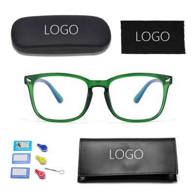 China Fashionable Unisex Glasses Optical Frames Anti Blue PC Light Plastic Frame for sale