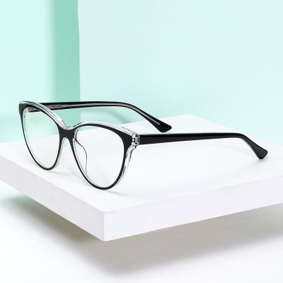 China Fashionable Cat Eye Eyewear Optical New glasses frame blue light blocking glasses fashion women anti for sale