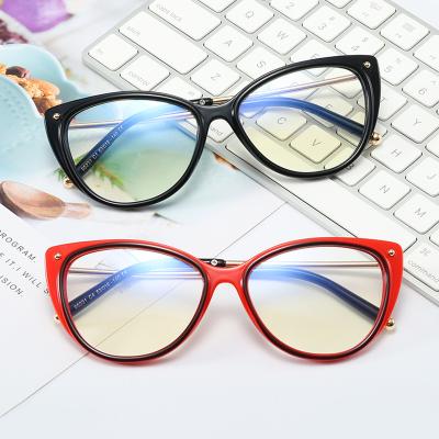 China Fashionable Computer Eye Frames Optical Tr90 Anti Blue Light Blocking Glass Bue Light Filter Glasses for sale