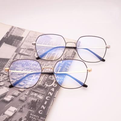 China Trendy Fashion Metal Designer Unisex Opical Eyeglass Blue Ray Glasses Anti Blue Light Frames for sale