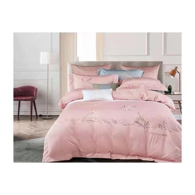 China New Style Long-staple Anti-static Cotton Four-piece Pure Cotton Embroidery Bedding Set for sale