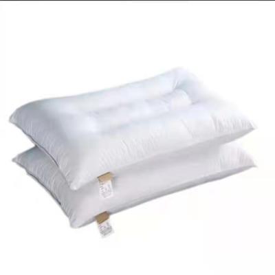 China Durable Hotels Anti-static White Down Feather Pillows For Sleep Bedding 100% Polyester Rectangle Pillows for sale