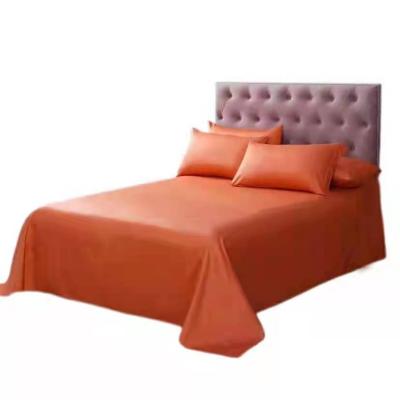 China Factory direct cotton bedding plain long-staple soft and comfortable high-grade family long-staple cotton sateen sheets for sale