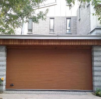 China Modern High Quality Automatic GZ Panel House Garage Sectional Doors for sale