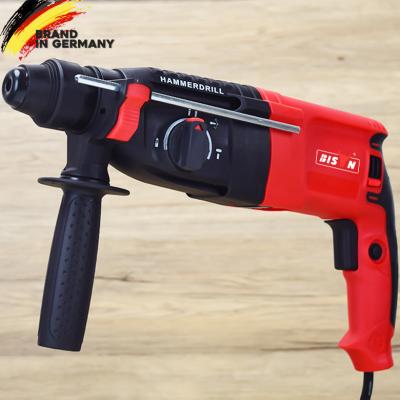 China 3 Function BISON 3 Functions 1 Inch 26mm SDS Breaker Chipping Hammer Drill Rotary Hammer Drill For Concrete for sale