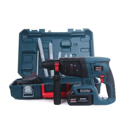 China 3 Functions BISON 3 Functions Cordless Drill 24V Machine- The Brushless Drill Machine for sale