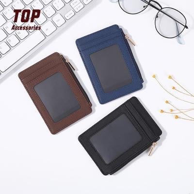 China Most Popular Custom Card Holders Custom Design PU Leather Card Holder Wallets for sale