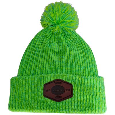 China COMMON 100% RPET Thread Knitted Hat GRS Certificate Sustainable Eco Polyester Winter Hat Recycled Beanie for sale