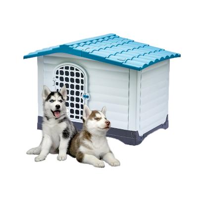 China Sustainable Series Luxury Outdoor Use Large Size Removable Plastic Pet Kennel With Window for sale