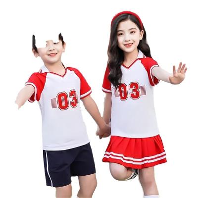 China Children Suits School Uniforms Patterns School Uniforms Custom Design Kindergarten Primary Student Logo Summer School Uniforms Skirt And Shirt Kids Uniforms for boys girls for sale