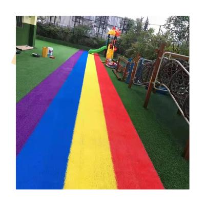 China PP China Supplier Wholesale 50mm Artificial Grass Lawn / Turf For Soccer And Wedding Flooring for sale