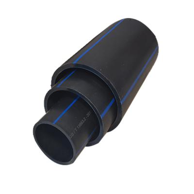 China Pe China Manufacture Light Weight 25mm-800mm Water Tube HDPE Plastic Pipe Fittings for sale