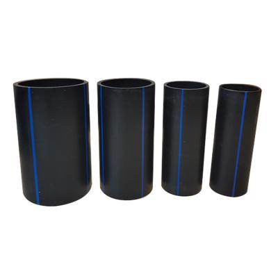 China Latest pe price black color 75mm-800mm HDPE pipe fittings for Borewell and water supply for sale