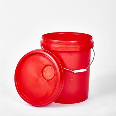 China Food and Industrial Products Packaging Factory Hot Sale Wholesale Customized Plastic Food Storage Bucket with Lid and Handle for sale