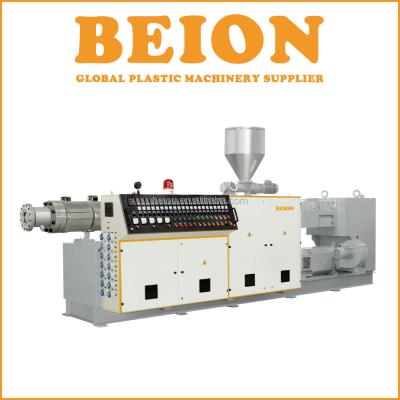 China BEION PIPE Parallel Twin PVC Plastic Extruder High Extruder Screw Extruder Machine For Pipe And Profile for sale