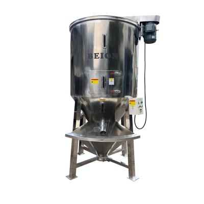 China BEION 500Kg/1000Kg Plastic Vertical Color Plastic Mixer With Heating Device for sale