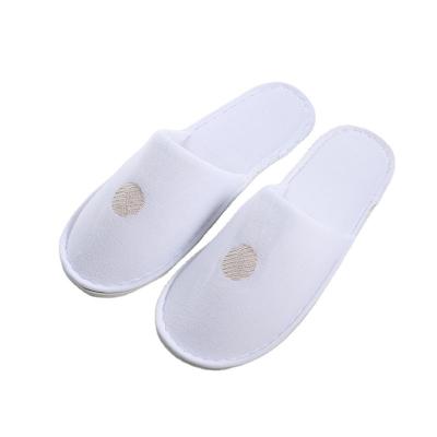 China Luxury Cotton Velvet Hotel Layout Slipper for sale