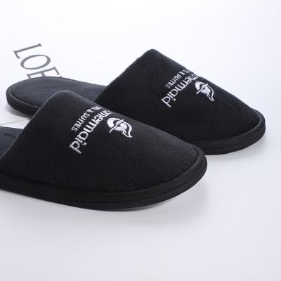 China Nonwoven Luxury Five Star Hotel Use Disposable Indoor Slippers for sale