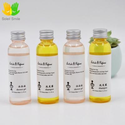 China Screw Lid Hotel Cosmetic Plastic Bottle For Bath Shower Gel Shampoo Conditioner for sale