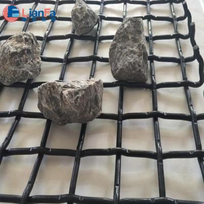 China High Durability Hook Crimped Wire Mesh High Tensile Strength For High Carbon Vibrating Screen for sale