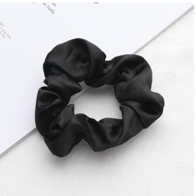 China 2021 Wholesale Vintage Turbans Cross Korean Designer Private Label Custom Black Luxury Hair Scrunchies Set With Logo for sale