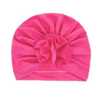 China Newborn Infant Soft Knot Hats Baby Turban Toddler Hospital Hat Cotton Head Wrap for sale