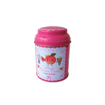 China Hot Chinese Food Factory Shot Caviar Tins Boxes Coffee Candy Tin Box In Pink Candy for sale