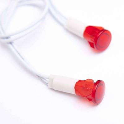 China The 12mm PVC Red Color Neon Signal Light With Resistance Cable BL-12-01 for sale