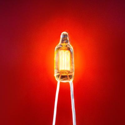 China NE-2H Red Color High Brightness Neon Lamp Assembly Light Bulbs Neon Tubes 110V/220V Universal AC for sale